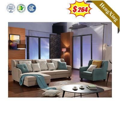 Modern North Fabric Three Seat Home Furniture Hotel Corner Sectional Living Room Sofa