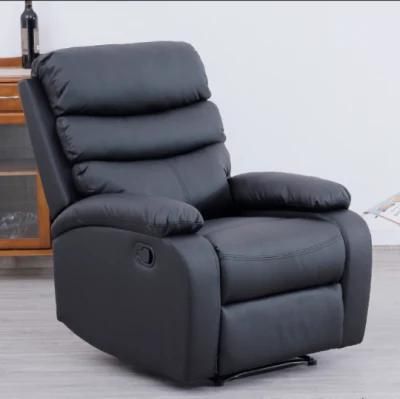 Manual Recliner Sofa Home Furniture Durable and Comfortable Leather Sofa Living Room Sofa Functional Office Chair Leisure Single Sofa
