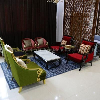 Custom Made Wooden Modern Sofa Hotel Lounge Furniture Living Room Furniture for Sale