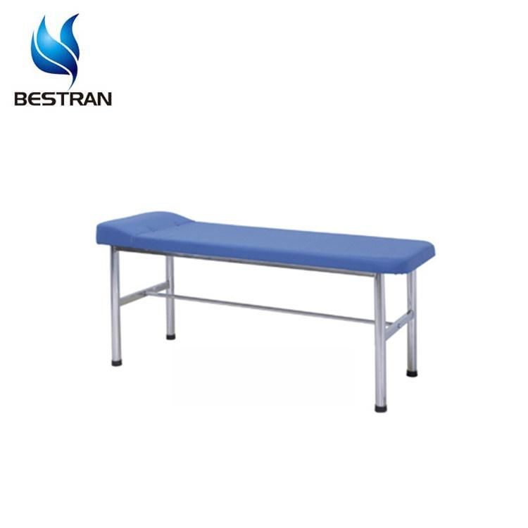 Bt-Ea012 Hospital Stainless Steel Examination Couch with Paper Roll Holder Medical Examination Table Backrest Lift Price