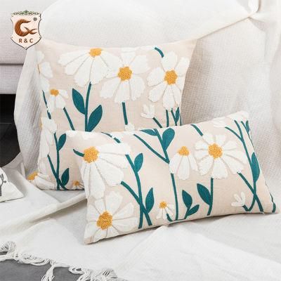 Decorative Throw Sofa Bed Car Custom Printed Anchor Pillow Cases Bulk Wholesale Cotton Linen Throw Pillow Cover Cushion for Home