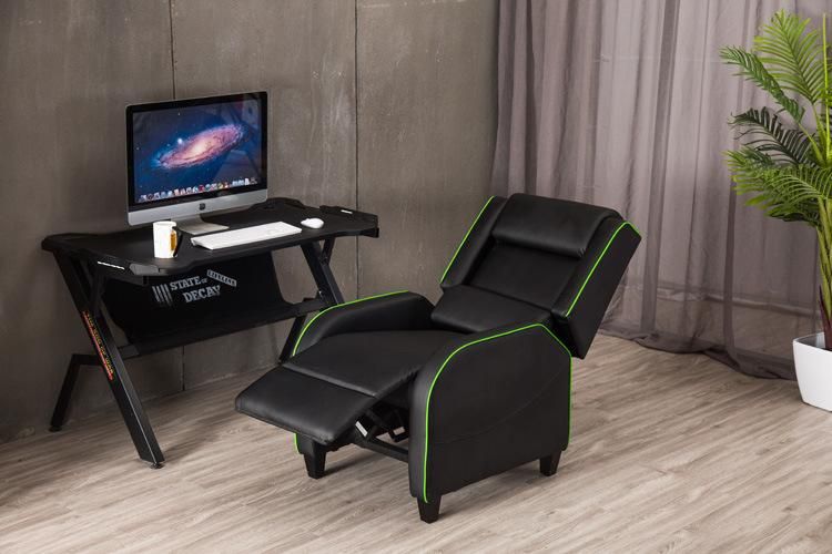 (KEVIN) Gaming Recliner Chair Single Living Room Sofa Recliner PU Leather Recliner Seat Home Theater Seating