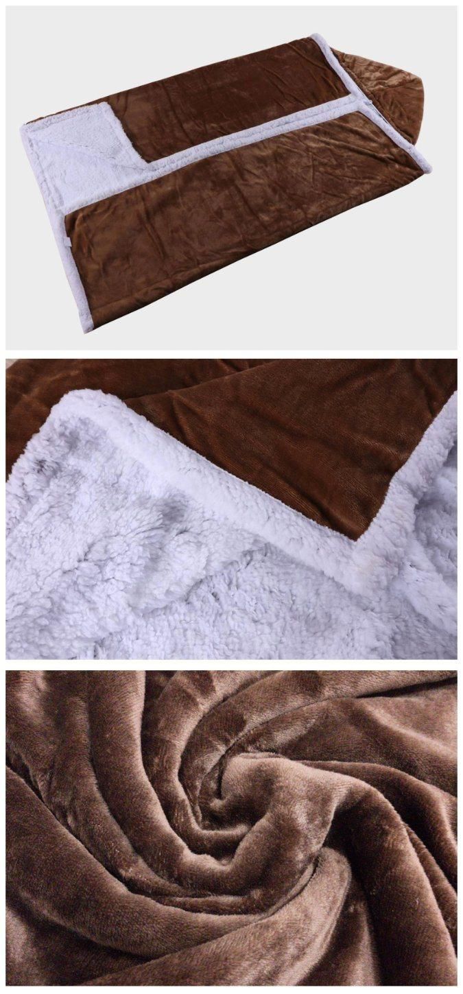 100% Polyester Velvet Flannel Sherpa Throw Bed Sofa Knit Blanket Hoodie Blanket Fuzzy Blanket Wearable Cloak Blanket