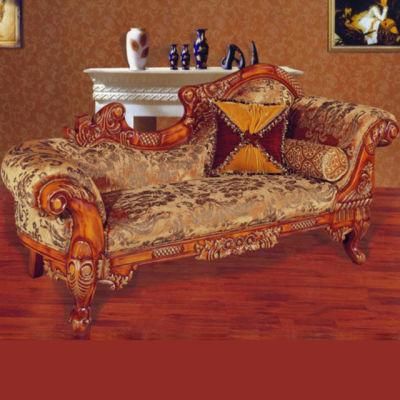 Antique Fabric Chaise Lounge in Optioinal Chaise Sofa Color