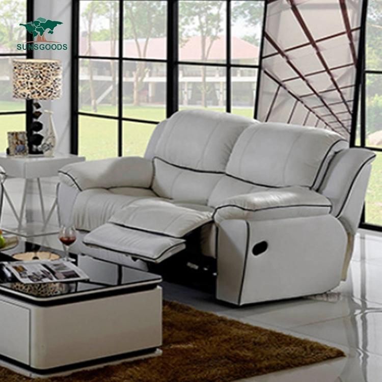 Wholesale Price 6 Seaters Modern Style Luxury Chaise Sofa Leather Recliner Furniture