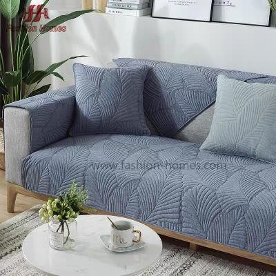 European Luxury Microfiber Embroidered Covers for Sofa