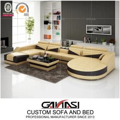 Wholesale Comfortable Luxury Big U Shape Leather Sofa