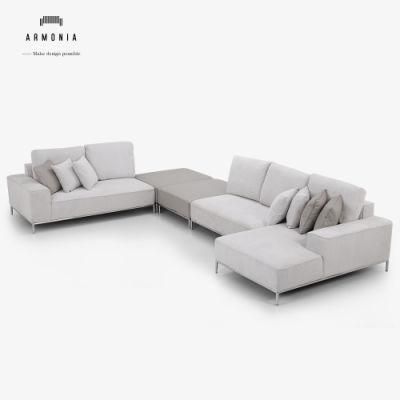 L Shape Home Furniture High Back Comformtable Sofa Corner Sofa