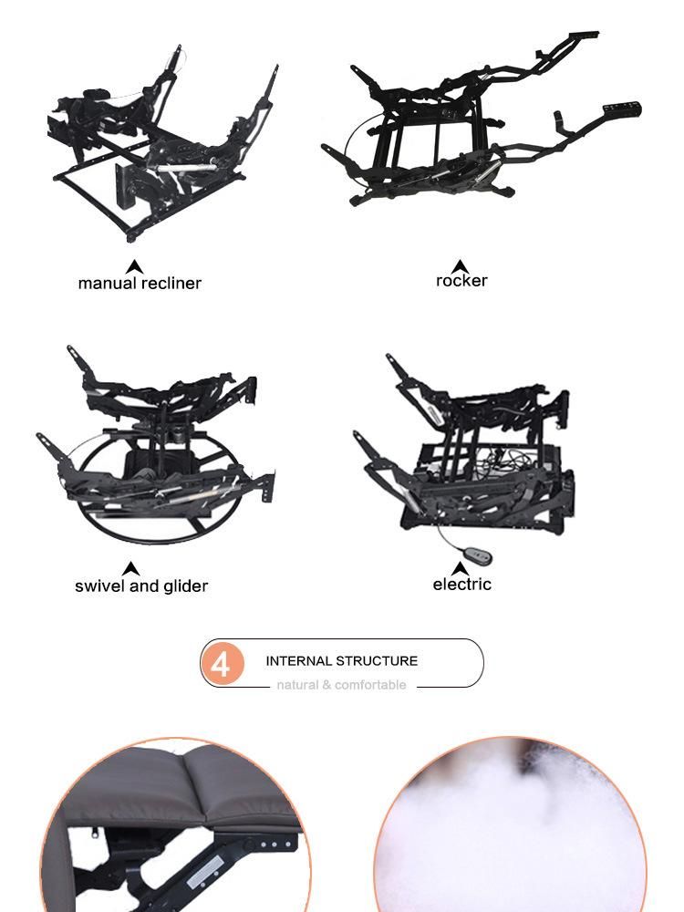 Popular Design Hot Sale PU Leather Single Seat Chair Recliner Sofa
