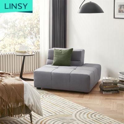 Linsy High Quality Fabric New Hotel Furniture Home Corner Modular Sofa Tbs022