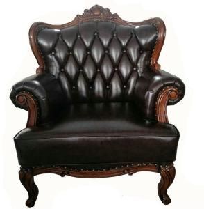 Best Quality Factory Wholesale Price Royal Style Genuine Leather Sofa (003#)