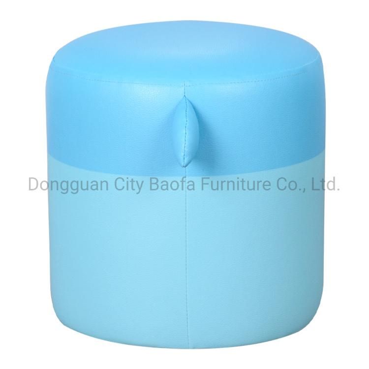 Hot Sale Fashion Modern Stylish Leather Cute Child Stool Ottoman