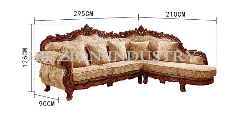 Luxury Lounge Living Room Furniture Sofa Fabric Upholstery Modernos Lounge Chair Sofa European Style Leisure Corner Sofa