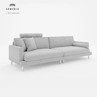Good Service Modern Furniture Home Sectional Couch Recliner Fabric Sofa