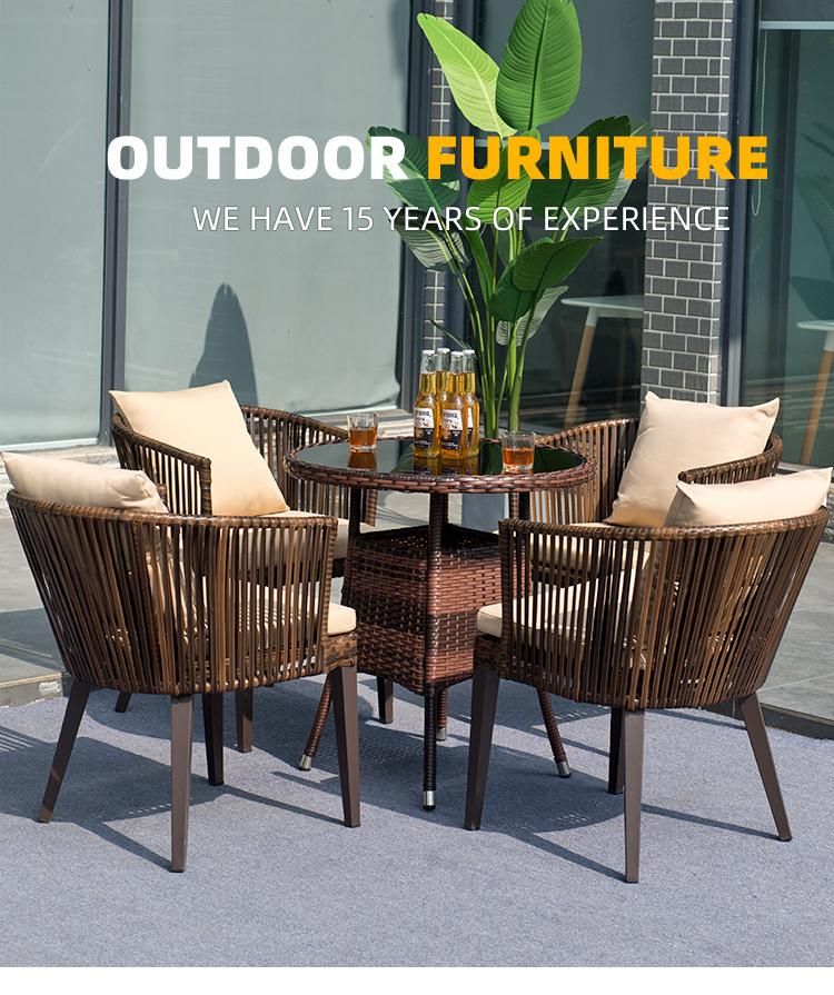 Outdoor Furniture Wicker Sofa Rattan Garden Furniture