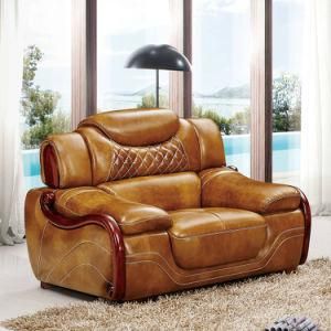 Best Quality Living Room Home Furniture Leather Sofa (A62)