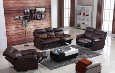 Modern Leather European Style 1+2+3 Seater Bedroom Home Furniture Living Room Manual Electric Recliner Sofa