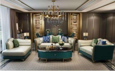 European Luxury High Grade Leather Living Room Sofa