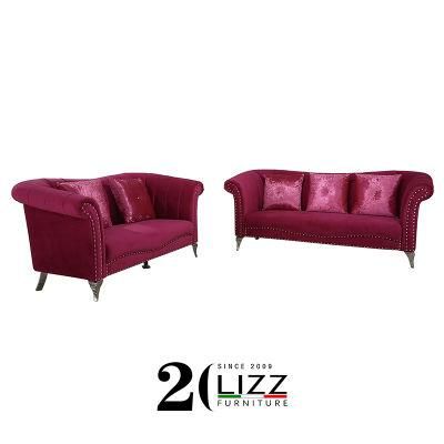 Australian Hot Sale Chesterfield Furniture Fabric Leisure Sofa 1+2+3
