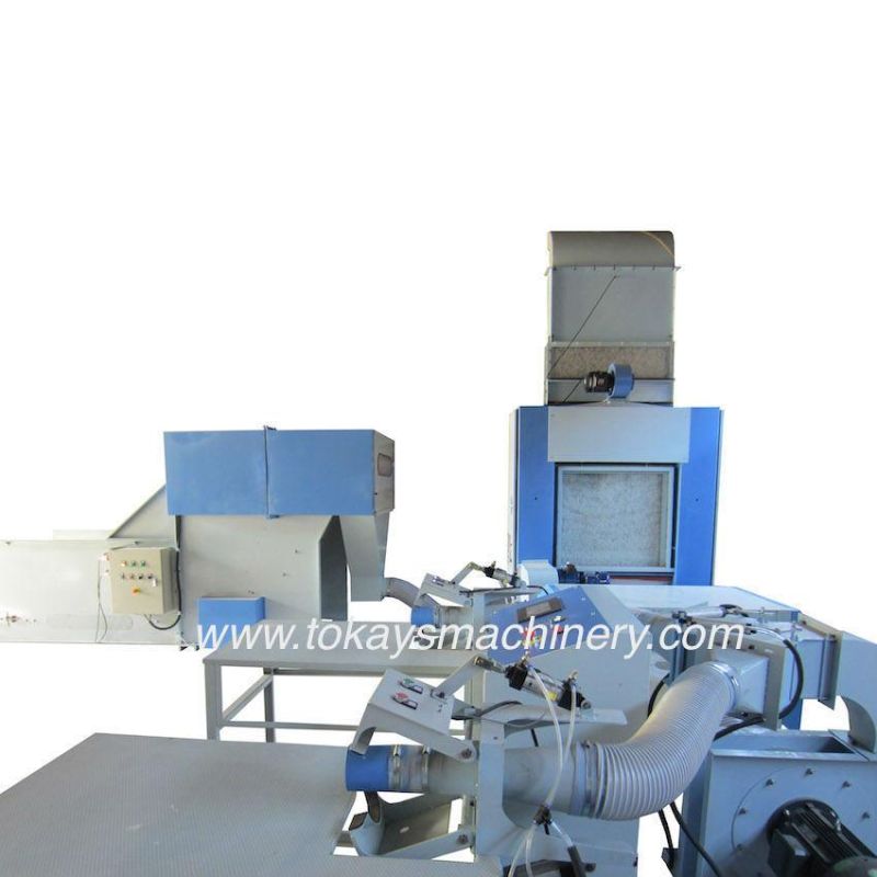 Automatic Microfiber Opening and Micro Fiber Pillow Filling Stuffing Machine