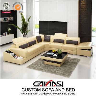 House Decoration L Shape Sofa with Book Shelf G8008C