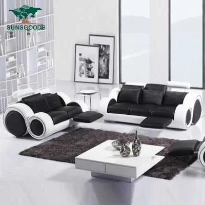2021 Wholesale Modern Luxury Home Living Room Genuine Leather Wood Frame Sofa