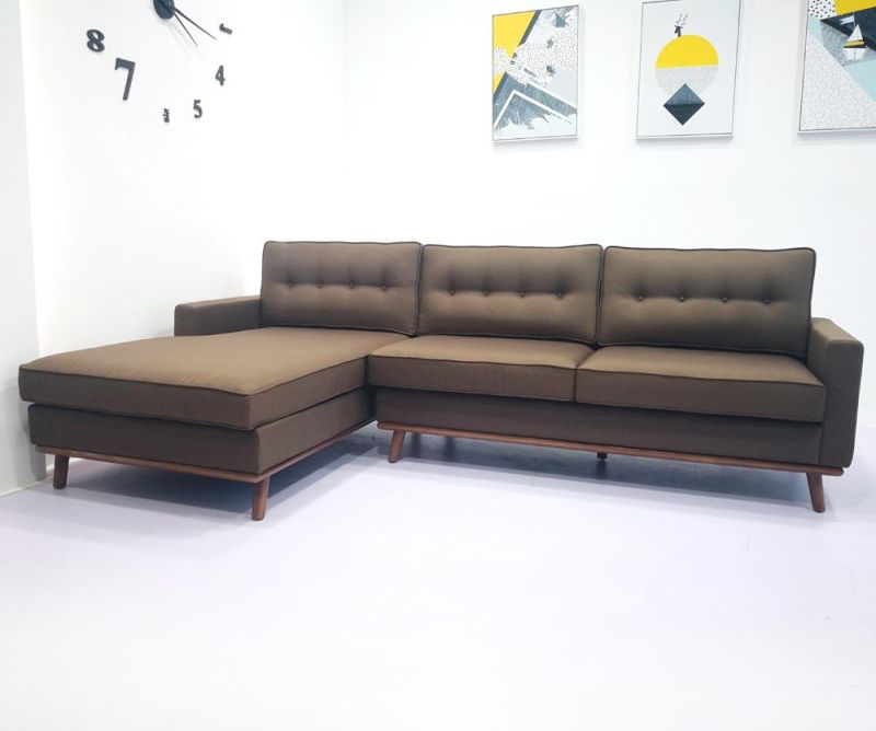 Fabric L Shape Sofa Modern Tufty Corner Sofa Cc-7109