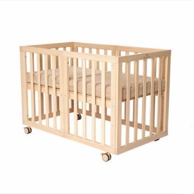 Multifunctional Wooden Baby Crib Wholesale Cot Solid Sofa Bed