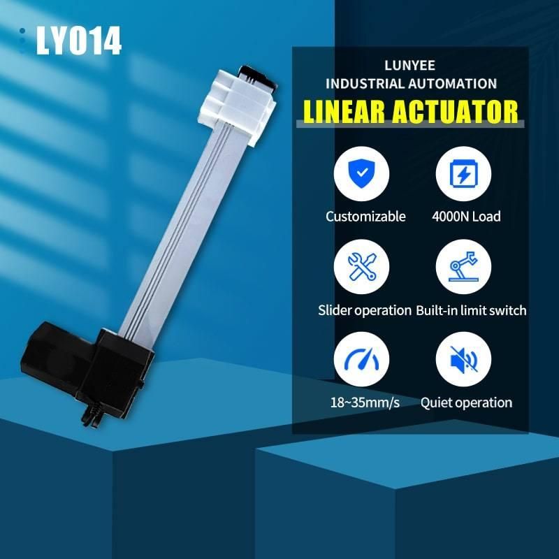 High Quality 12V 24volt DC 100mm 150mm 500mm 800mm 1200mm Stroke Low Noise Linear Actuator for Medical Furniture Application