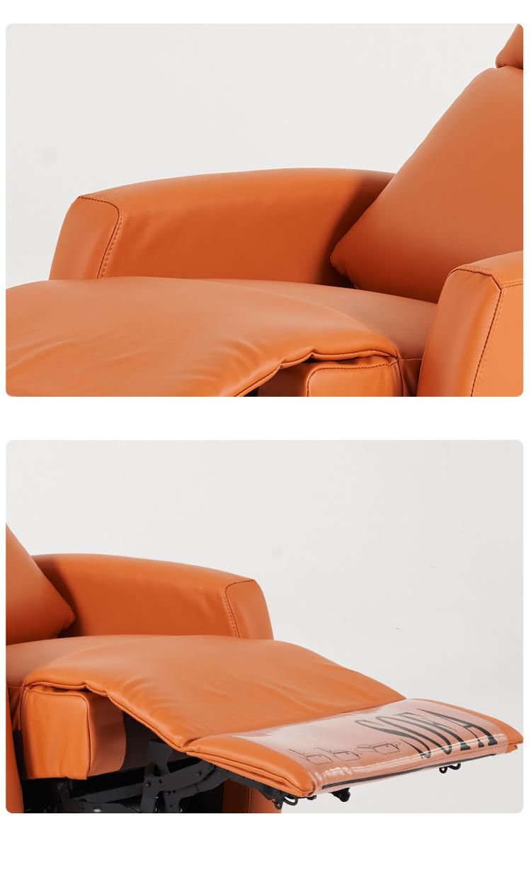 Fabric Upholstered Modular Leather Sofa Set Furniture Modern Sectional Recliner Sofa