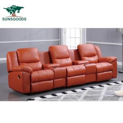 China Manufactory 3 Seater Recliner Sofa Chair Movies by Cinema Room