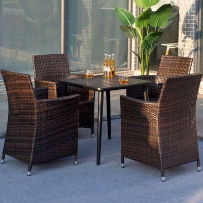 Luxury Minimalist Design Rattan Armchair Sofa Outdoor Furniture/Waterproof and Sunscreen