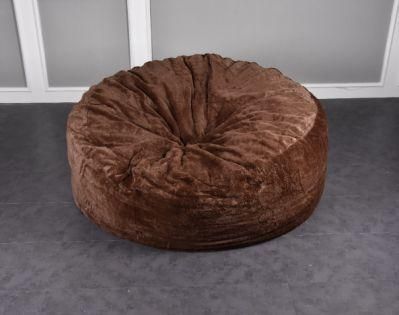 Nova Hot Sale Luxury Faux Shaggy Fur Indoor Bean Bag Chair Pouf Cover Wholesale