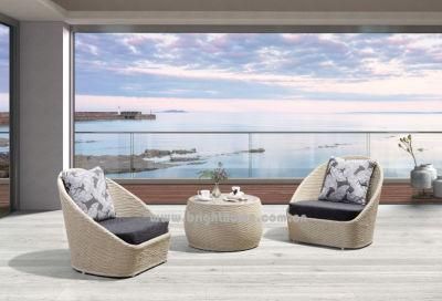 Chinese Modern Aluminium Frame Weaving PE Rattan Wicker Leisure Sofa Set Home Outdoor Sofa Furniture