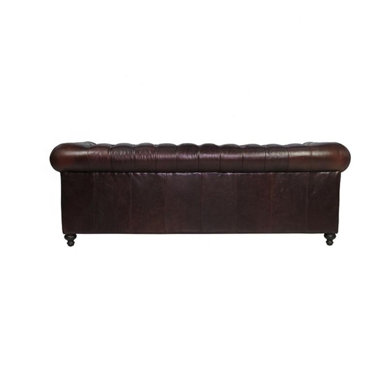 Luxury High-End Customize Furniture European Italian Sofa Geniun Leather Sofa