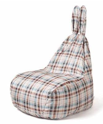 Custom Living Room Funny Rabbit Ear Shape Anime Bean Bag Chair Sofa for Kids