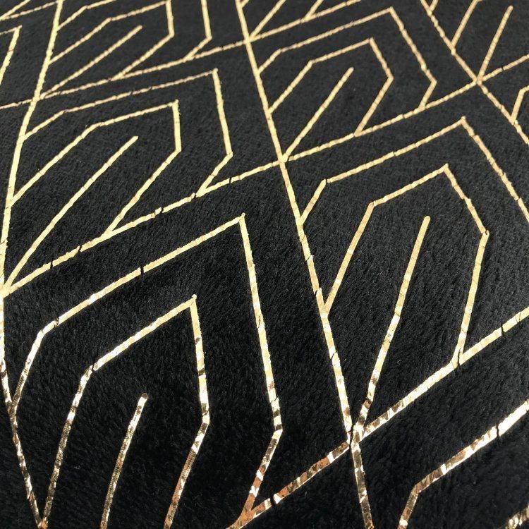 Gold&Sliver Foil Flannel Blanket for Sofa