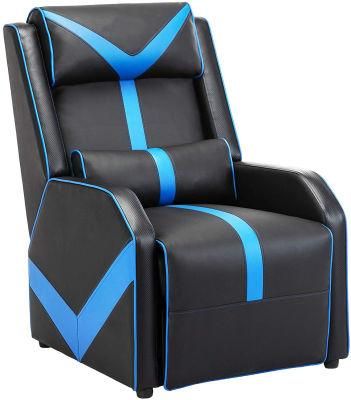 2021 New Luxury Leather Exclusive Single Seat Gaming Sofa Chair with Headrest