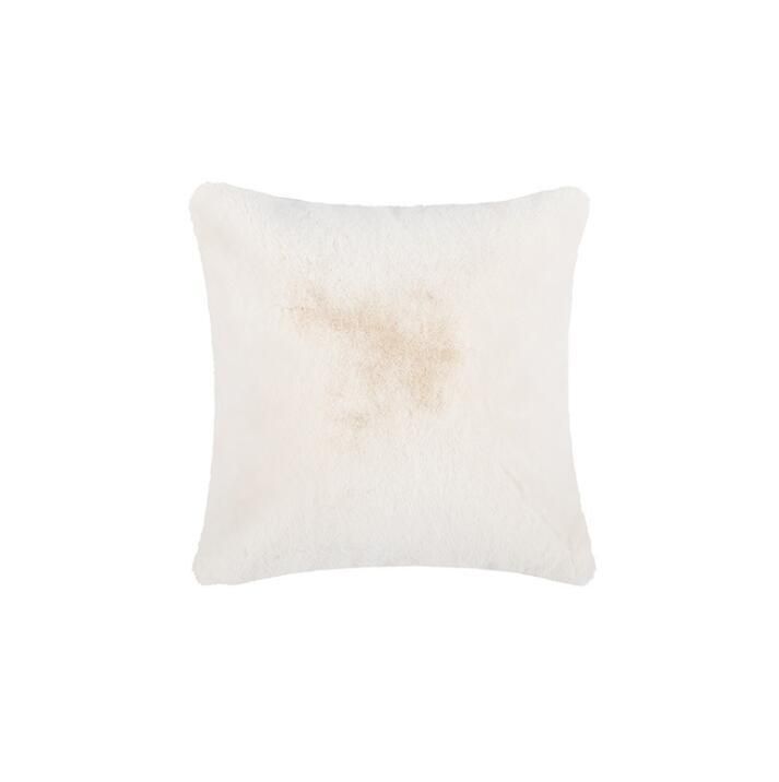 Modern Simple Plush Solid Color Pillowcase Cushion Imitation Rabbit Hair Pillow Waist Cushion Sofa Waist Pillow Wholesale