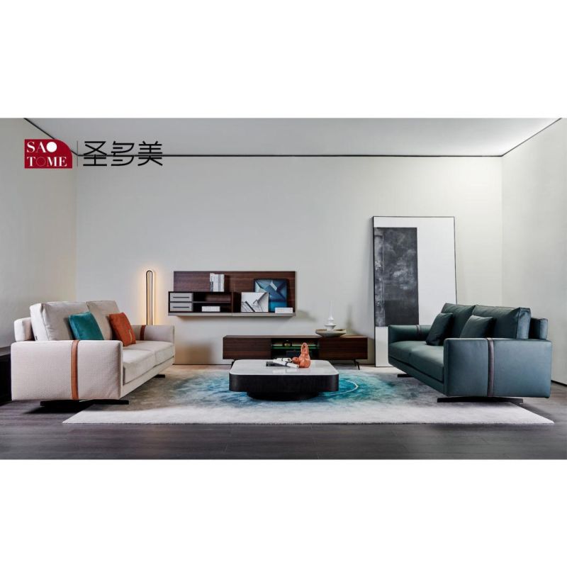 Factory Hot Sale Simple Design Fabric Sofa in Living Room