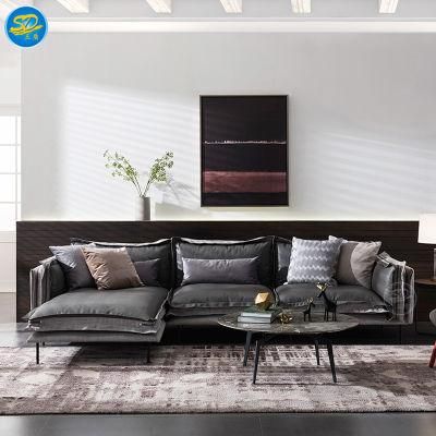 China Factory 10 Years Guarantee Time Modern Living Room Genuine Leather Sofa for Sale