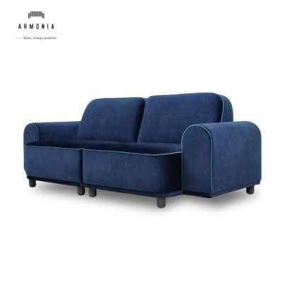 Living Room Furniture Home Sofa with Armrest Medium Back Sofa