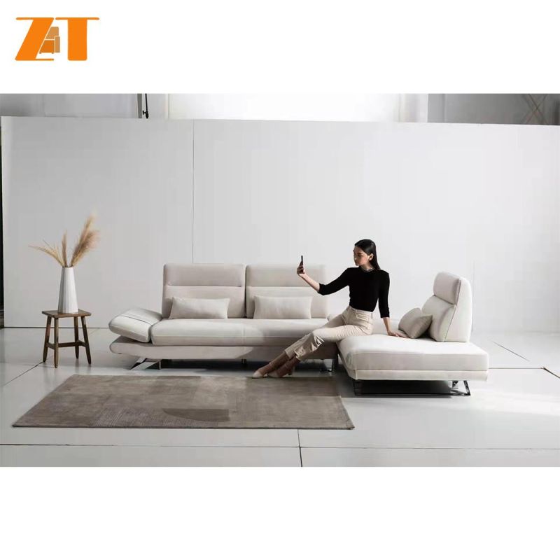 Modern Leisure Home Furniture Fabric Sectional Seatings Couch Mags Modular Sofa for Living Room