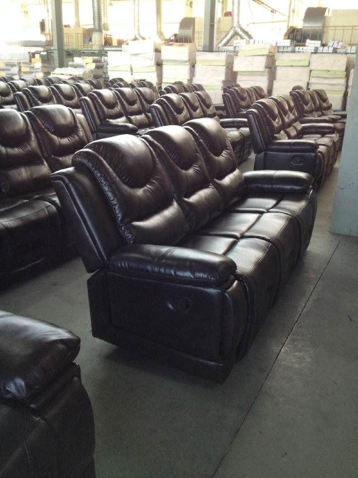 Gel Leather Recliner Sofa for Living Room Furniture