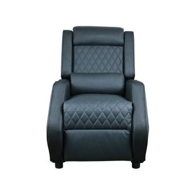 PU Leather Lazy Gaming Sofa with Reclining Headrest with Footrest