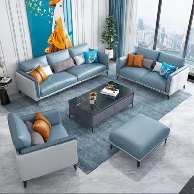 China Modern Sectional Leather Living Room Furniture Sofa for Home furniture