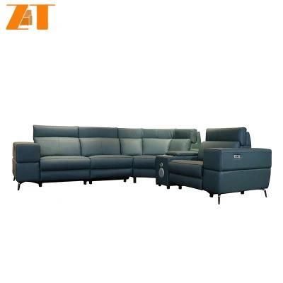 Chinese Wholesale Modern Adjustable Luxury Leather Smart Sofa Home Furniture