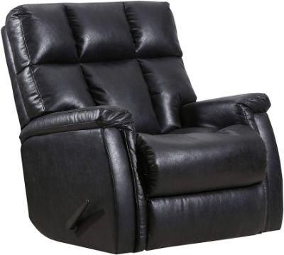Black Fashion Color Home Furniture Manual Recliner Sofa Single One Seat Sofa Office Chair Living Room Sofa Functional Leisure Lazy Sofa