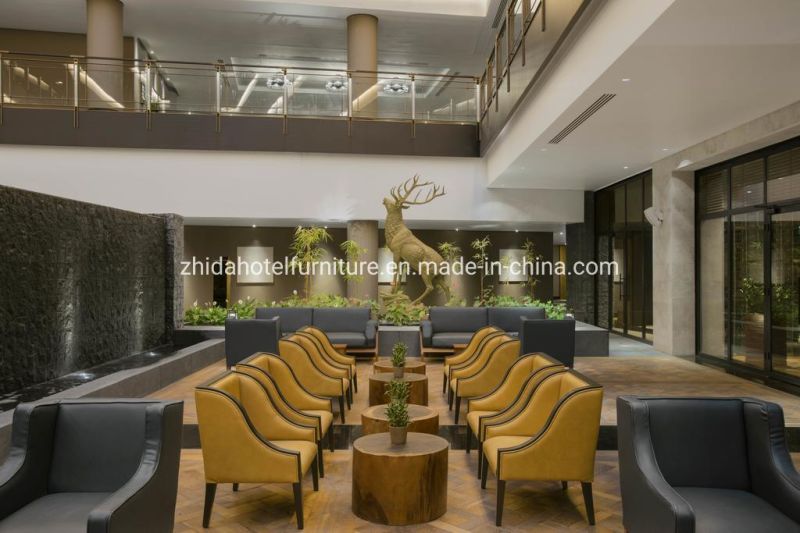 Custom Made Hilton Resort Luxury 5 Star Hotel Lobby Sofa