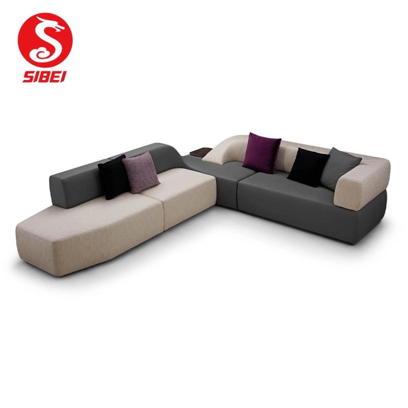 Furniture Manufacturer Sells Home Living Room Hotel Bedroom Labby Corner Sofa Set